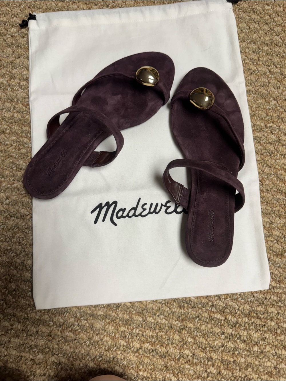 The Madewell Mila sculpted hardware sandal 7.5 in espresso NWT